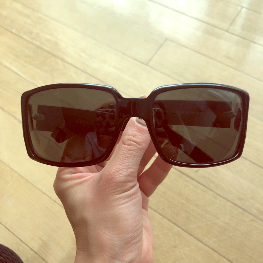 Gucci Thick Square *slightly damaged*  Sunglasses